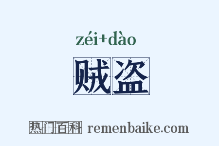 贼盗是什么意思的图片